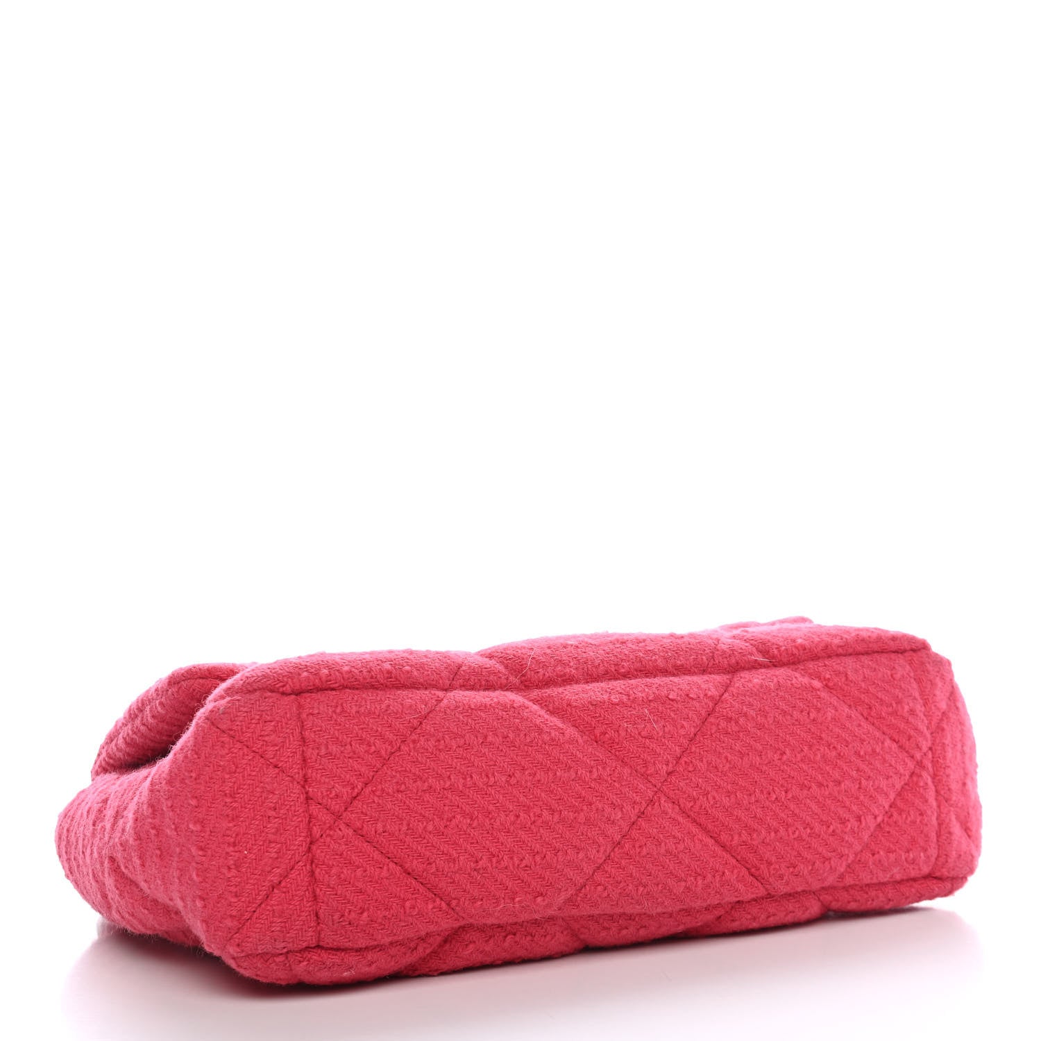 Chanel Tweed Quilted Large Chanel 19 Flap Pink 3 of 8