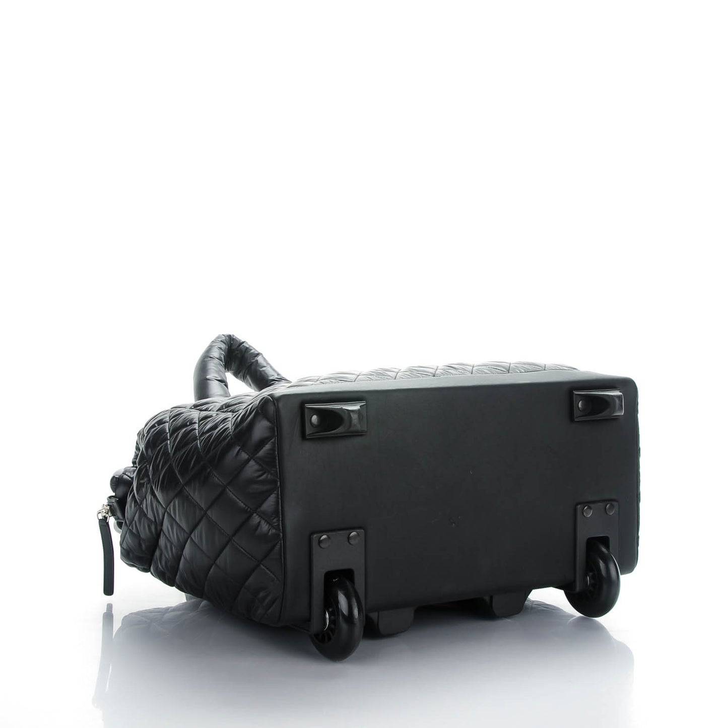 Nylon Quilted Coco Cocoon Trolley Black