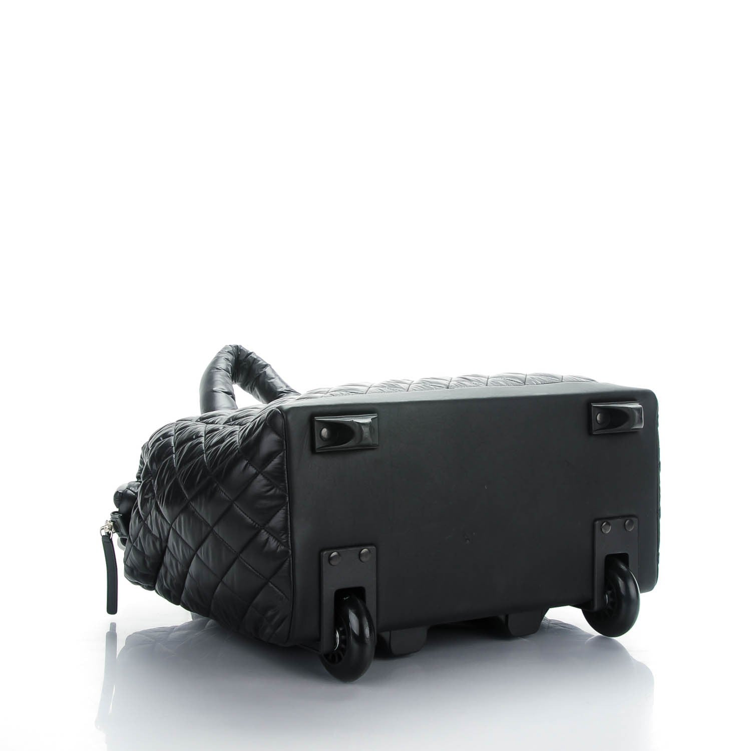 Chanel Nylon Quilted Coco Cocoon Trolley Black 4 of 7