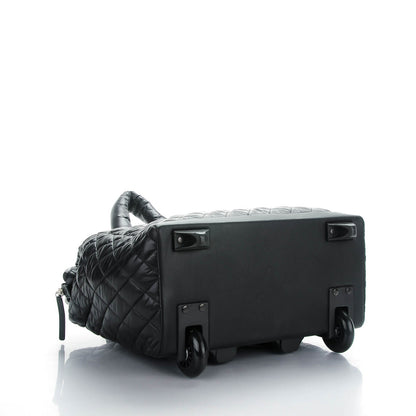 Chanel Nylon Quilted Coco Cocoon Trolley Black 4 of 7