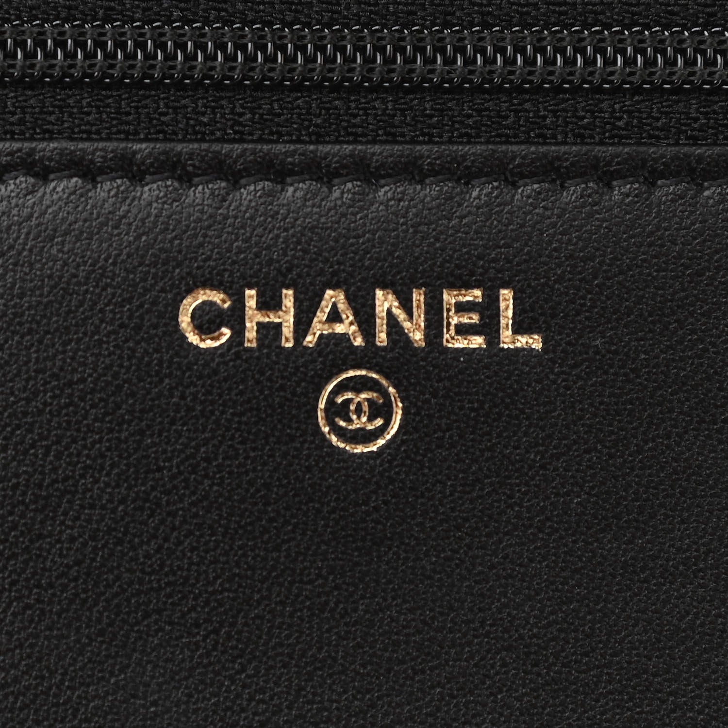 Chanel Lambskin Quilted Trendy CC Wallet On Chain WOC Black 6 of 12