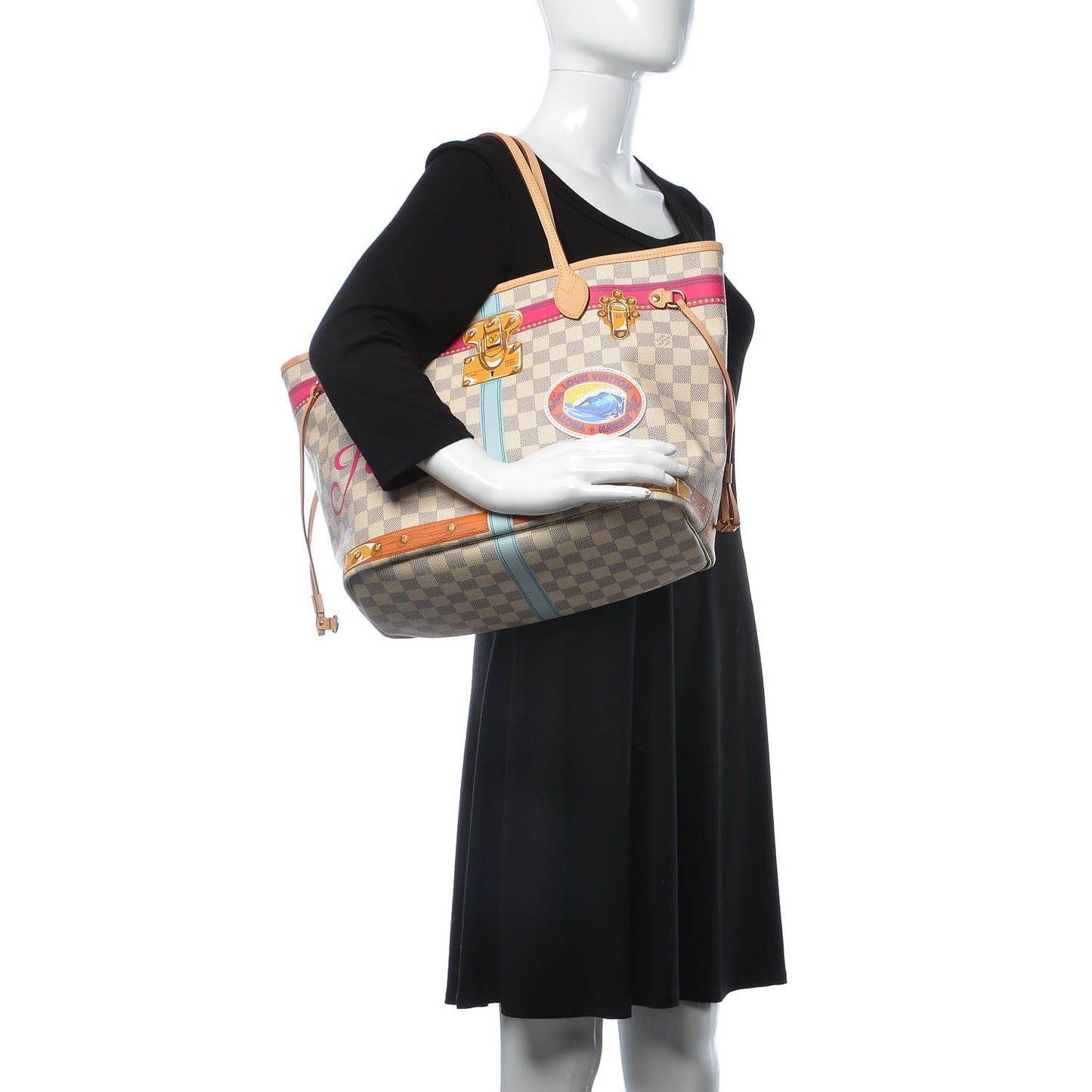 Damier Azur Summer Trunks Hawaii Neverfull MM