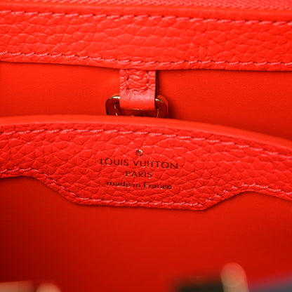 Louis Vuitton Taurillon Snakeskin Capucines BB Steeple Grey 6 of 10