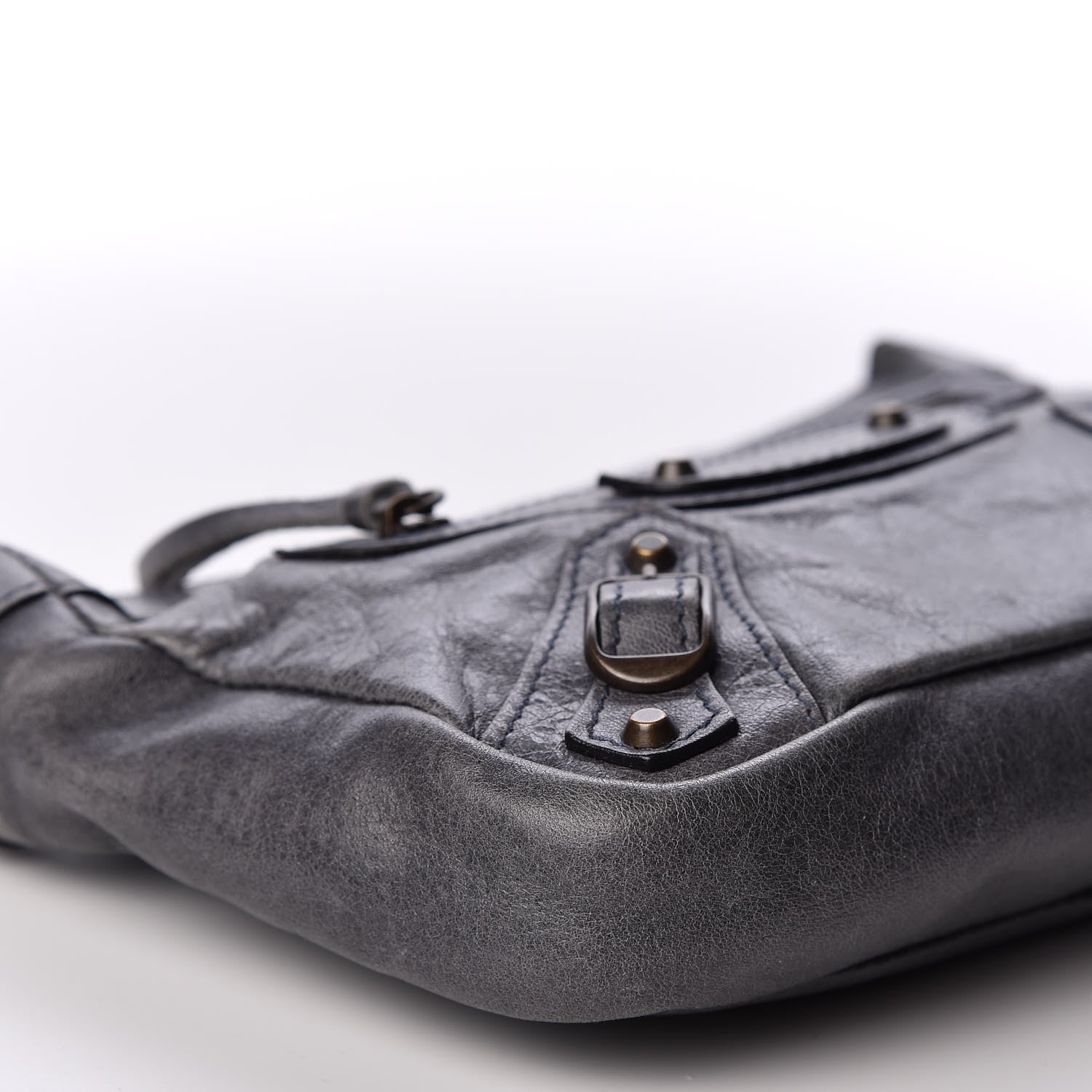 Balenciaga Chevre Porte Toilette Makeup Clutch Anthracite 5 of 10