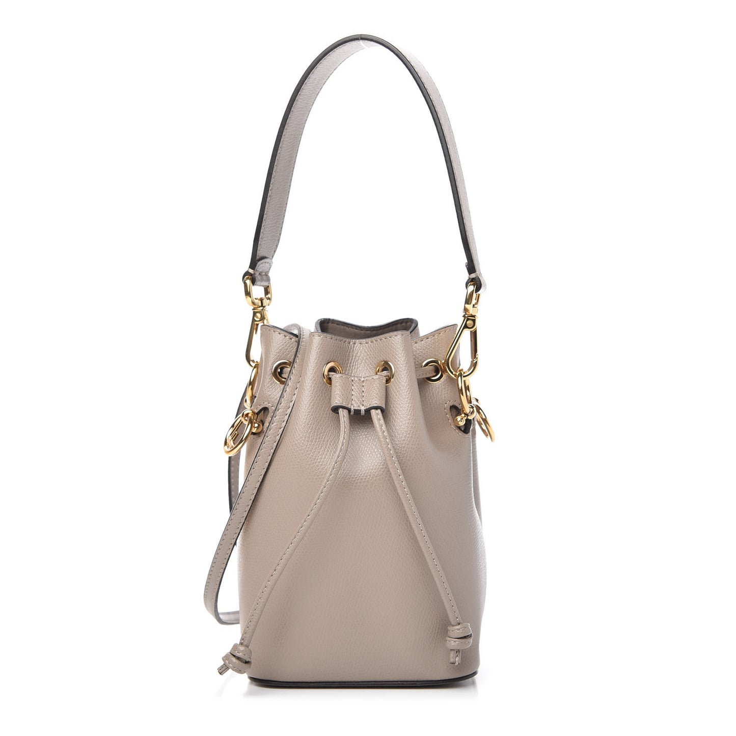 Vitello Cruise F is Fendi Mini Mon Tresor Bucket Bag Tortora