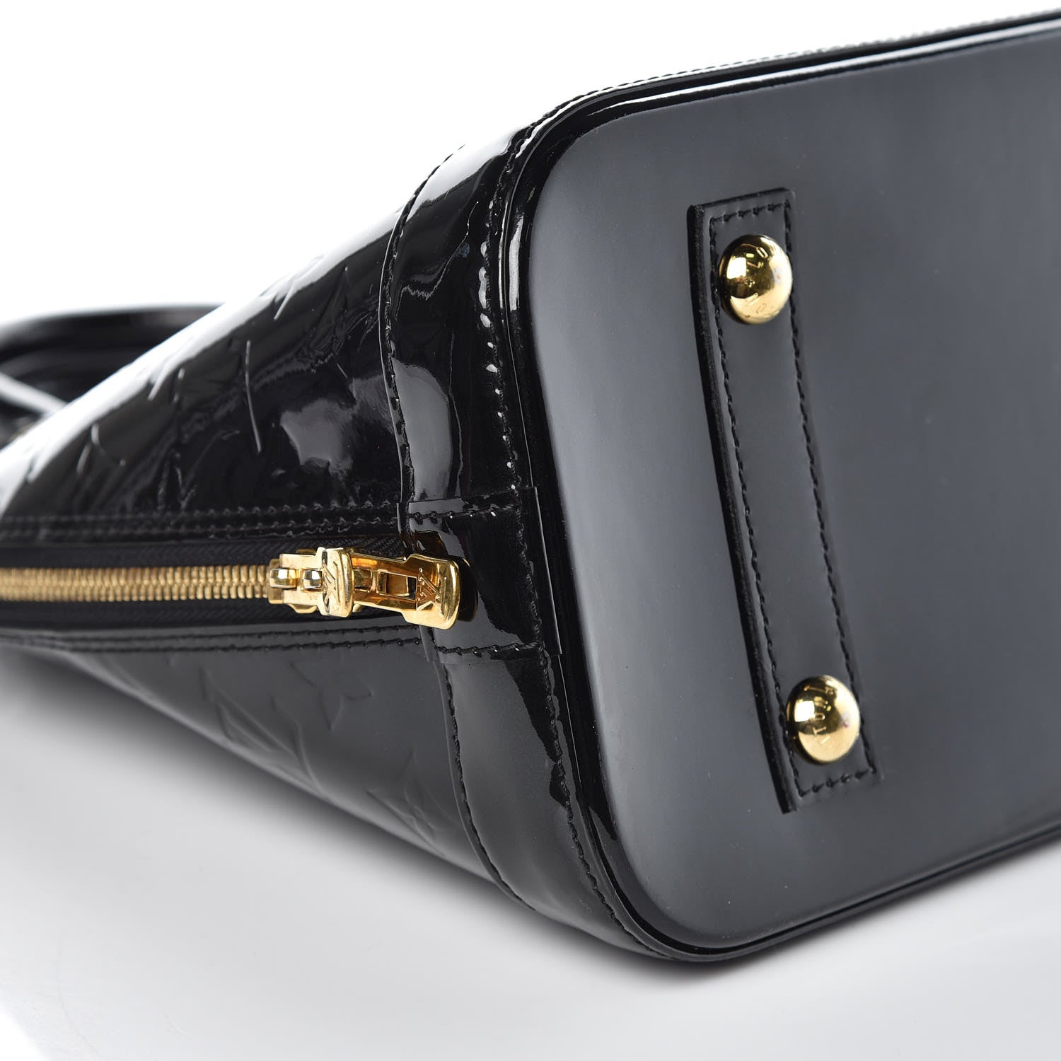 Louis Vuitton Vernis Alma PM Noir Magnetique 7 of 9