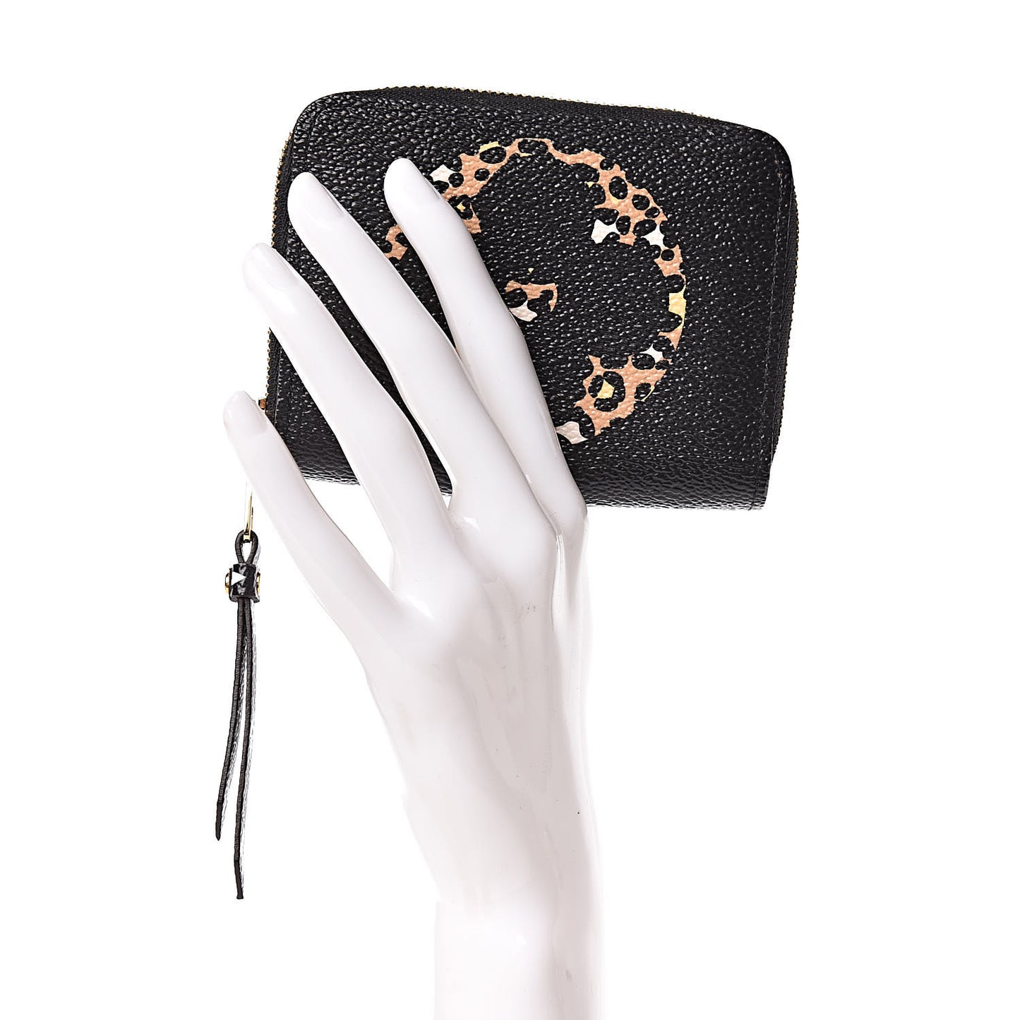 Monogram Giant Jungle Zippy Coin Purse Black