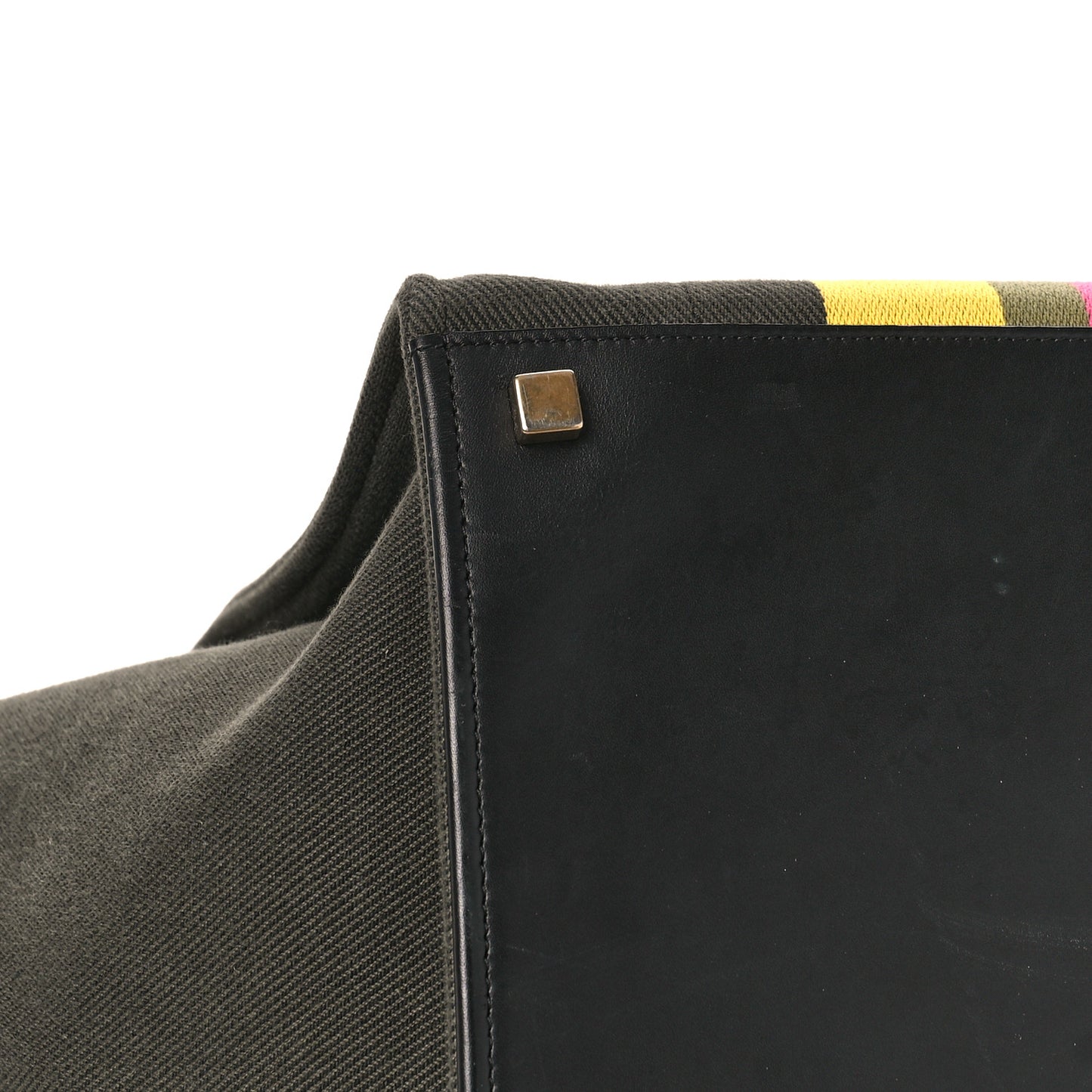 Canvas Striped Medium Phantom Luggage Multicolor
