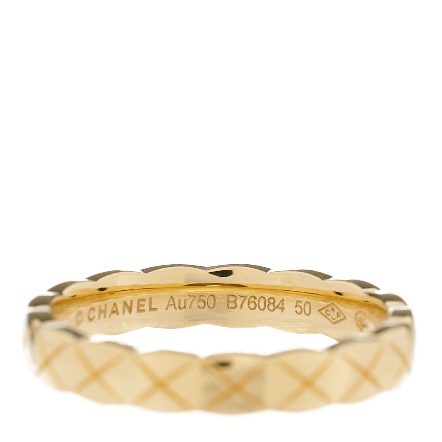 18K Yellow Gold Mini Coco Crush Ring 50 5.25