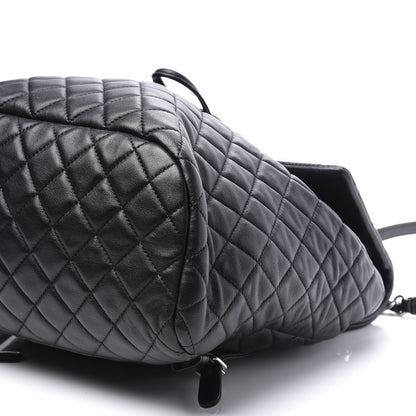 Chanel Lambskin Quilted Large Urban Spirit Backpack Black 8 of 10