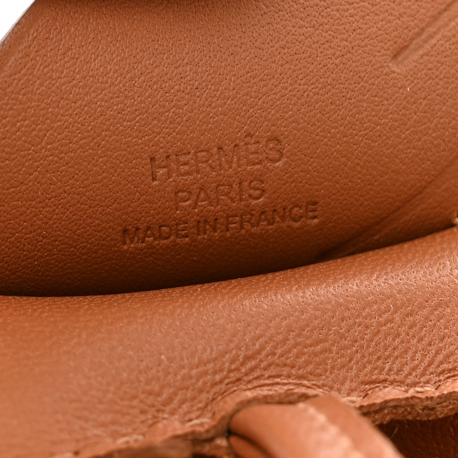 Hermes Milo Lambskin Grigri Rodeo Pegase Horse Bag Charm MM Gold 3 of 4