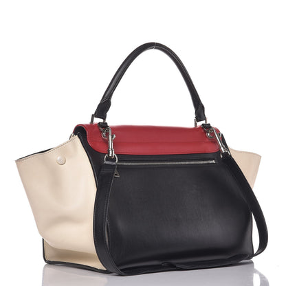 Celine Smooth Calfskin Medium Tri-color Trapeze 4 of 10