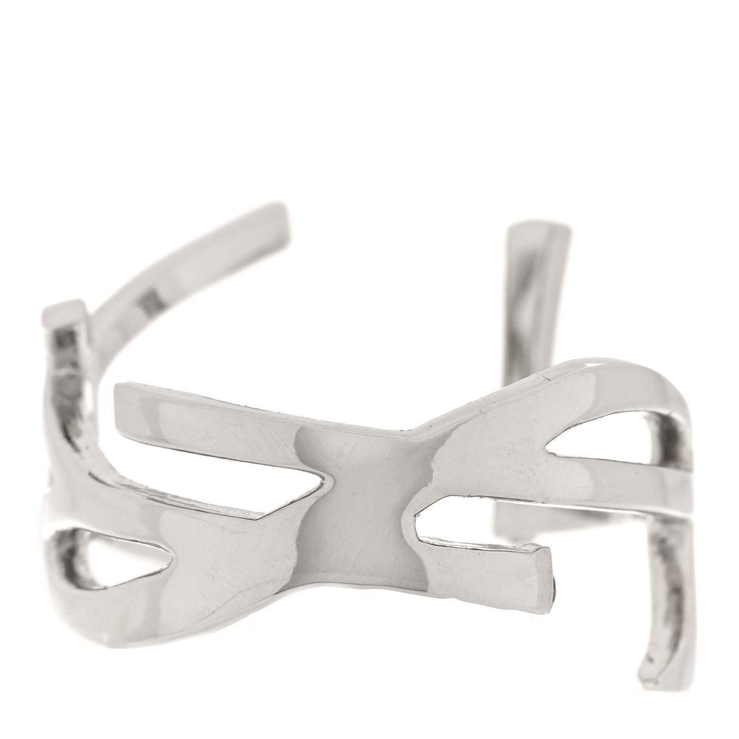 Monogram Ring 49 5 Silver
