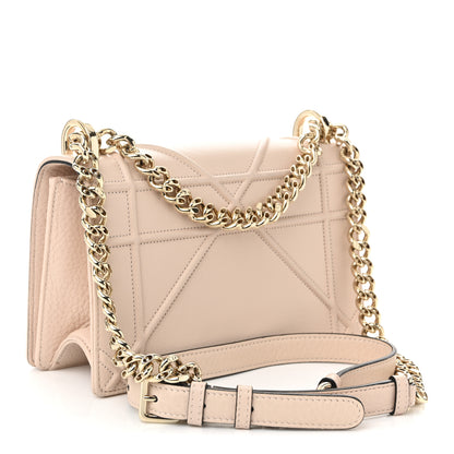 Christian Dior Grained Calfskin Small Diorama Flap Bag Nude 3 of 9