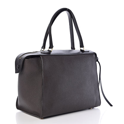 Celine Goatskin Smooth Calfskin Small Ring Bag Dark Taupe 3 of 15