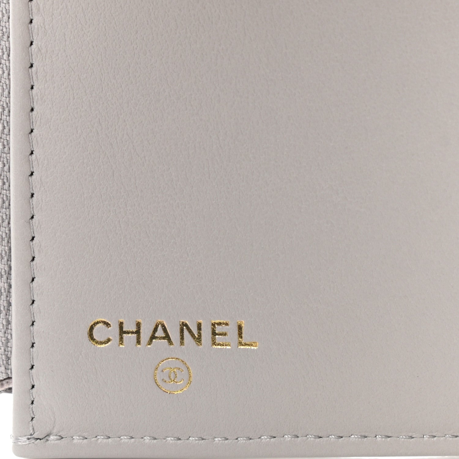 Chanel Caviar Quilted Small Flap Wallet Grey 6 of 8