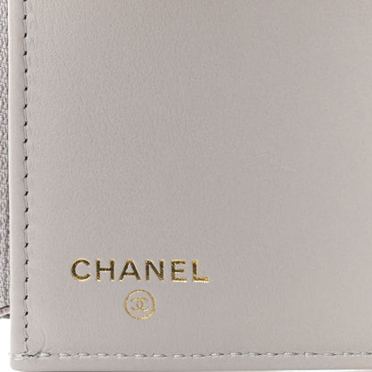 Chanel Caviar Quilted Small Flap Wallet Grey 6 of 8