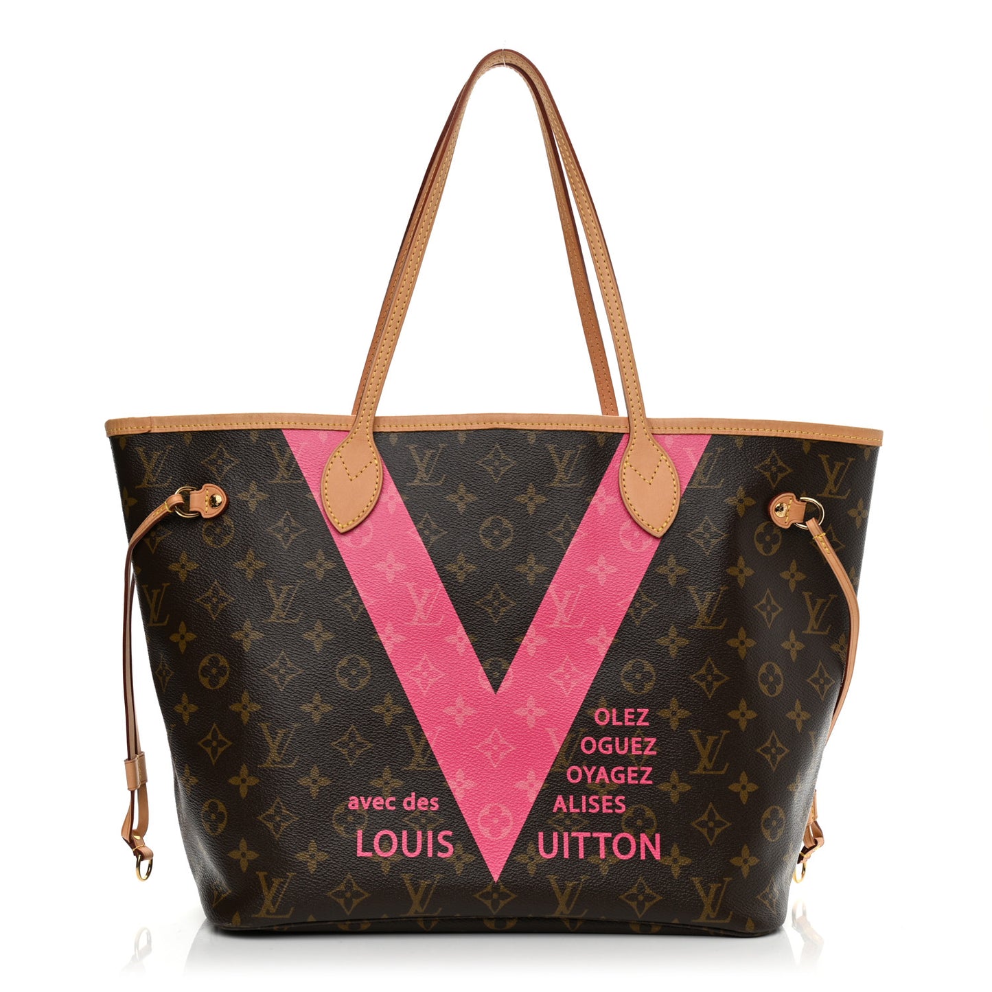 Monogram V Neverfull MM Grenade