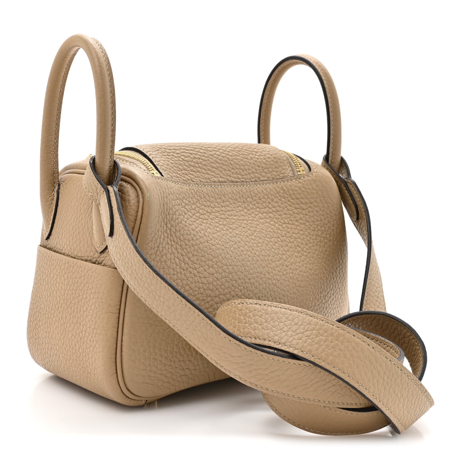 Hermes Taurillon Clemence Mini Lindy 20 Trench 3 of 12