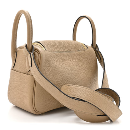 Hermes Taurillon Clemence Mini Lindy 20 Trench 3 of 12