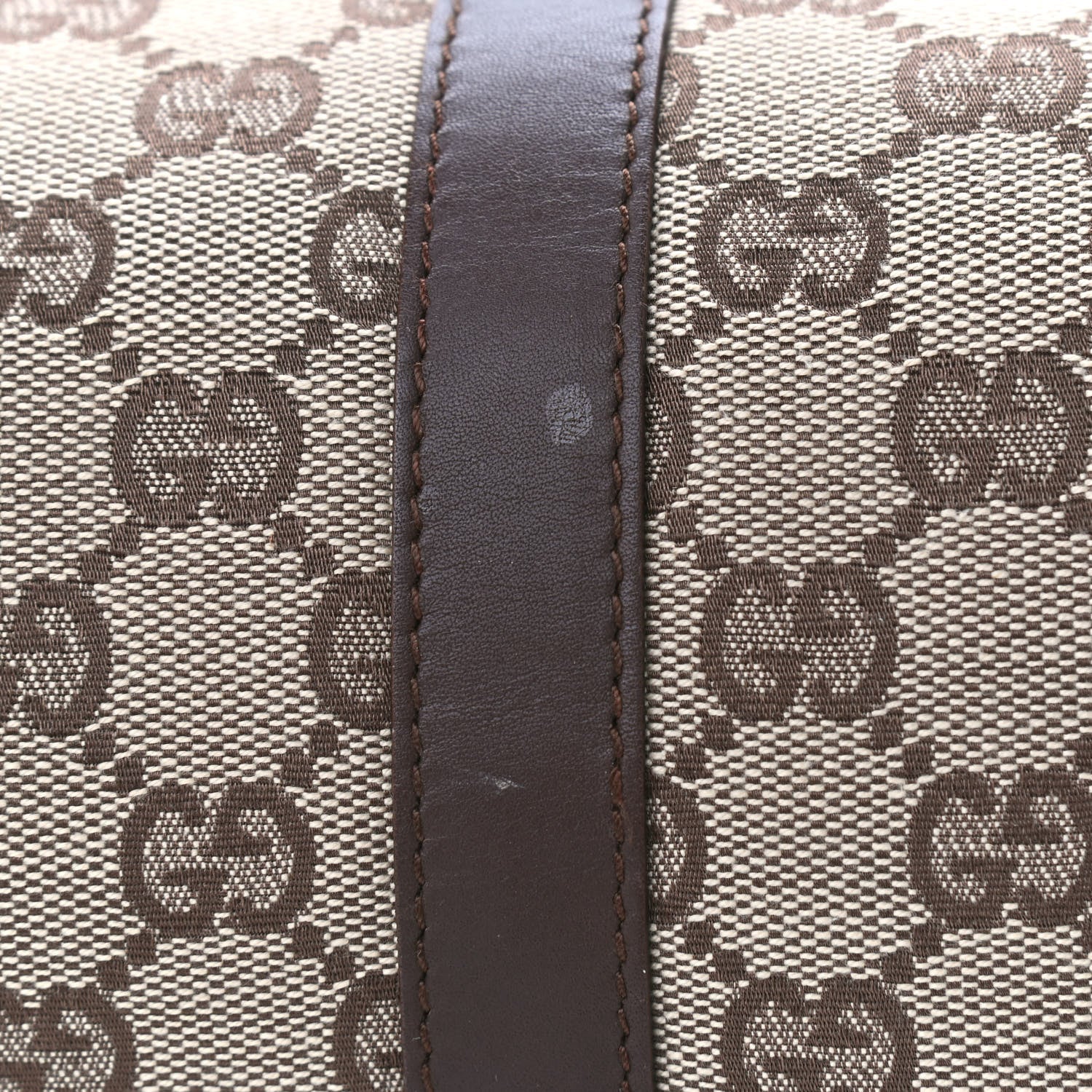 Gucci Monogram Mini Boston Dark Brown 8 of 10