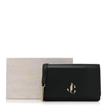 Jimmy Choo Smooth Calfskin Mini Palace Crossbody Black 12 of 12