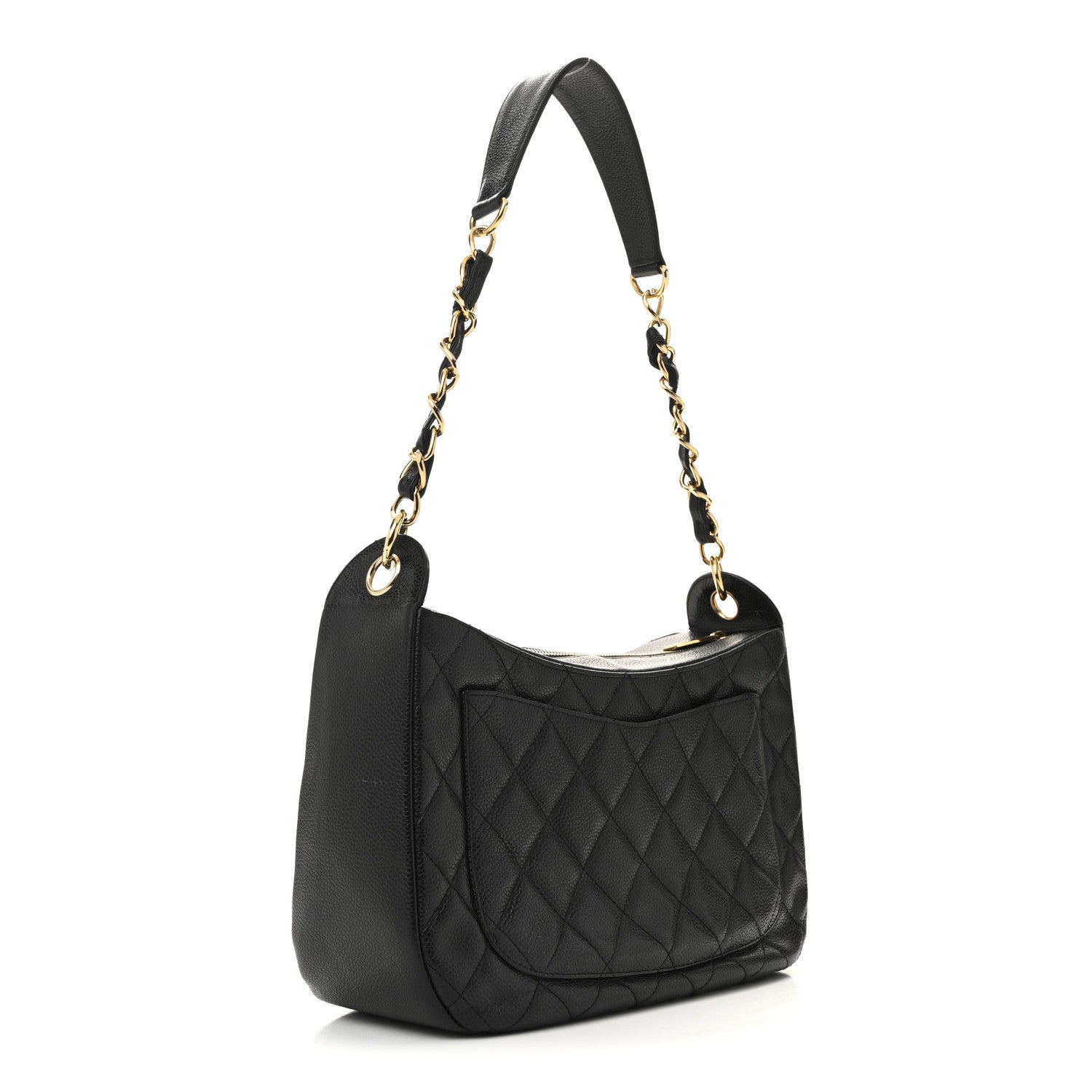 Chanel Caviar Quilted Timeless CC Shoulder Bag Black 3 of 13