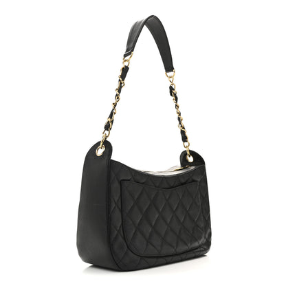 Chanel Caviar Quilted Timeless CC Shoulder Bag Black 3 of 13