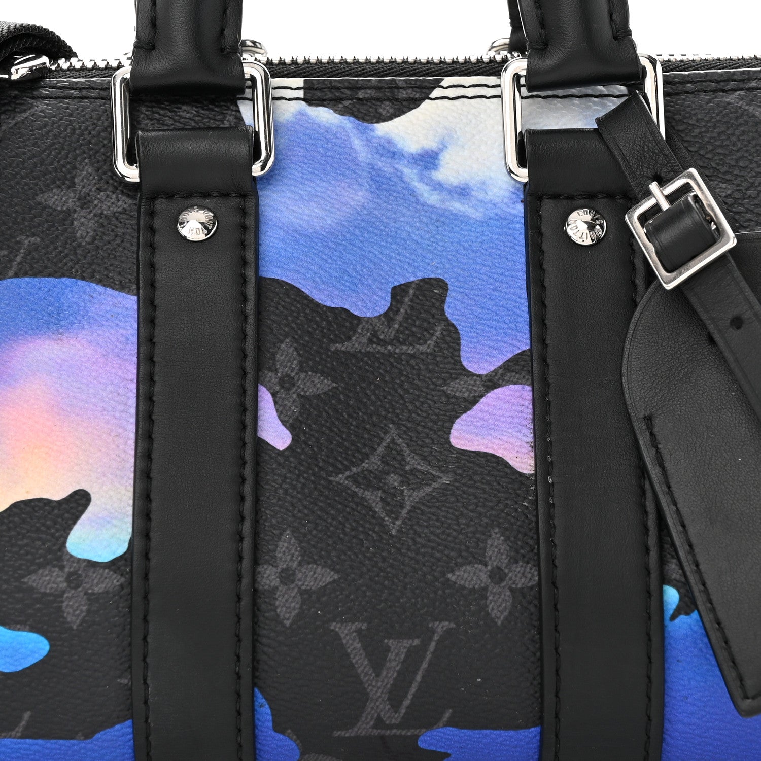 Louis Vuitton Sunset Monogram Eclipse Keepall Bandouliere 25 7 of 10