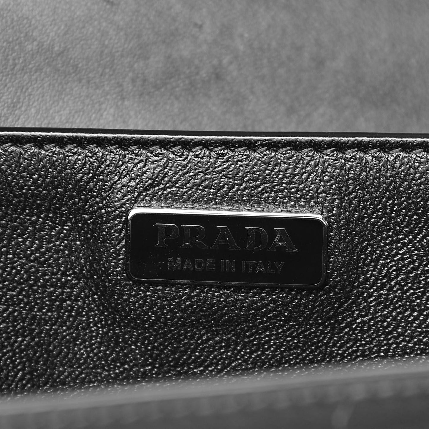 City Calf Saffiano Studded Small Cahier Bag Black