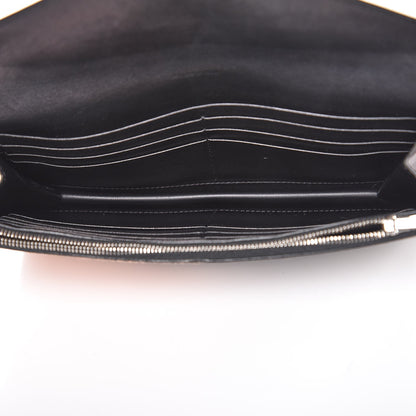 Celine Pony Hair Calfskin Diamond Multifunction Wallet Burgundy 5 of 10