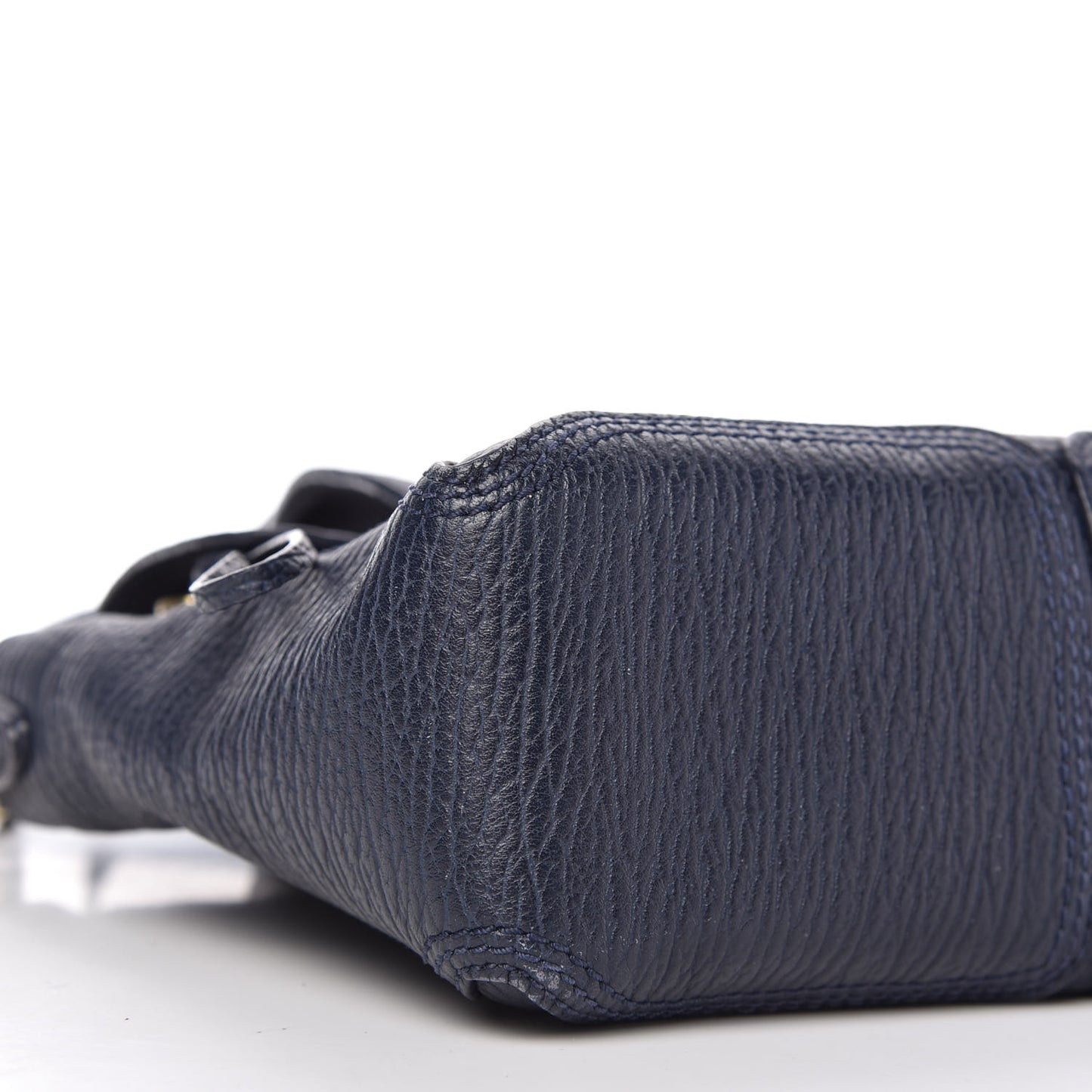 Textured Calfskin Mini Pashli Satchel Ink