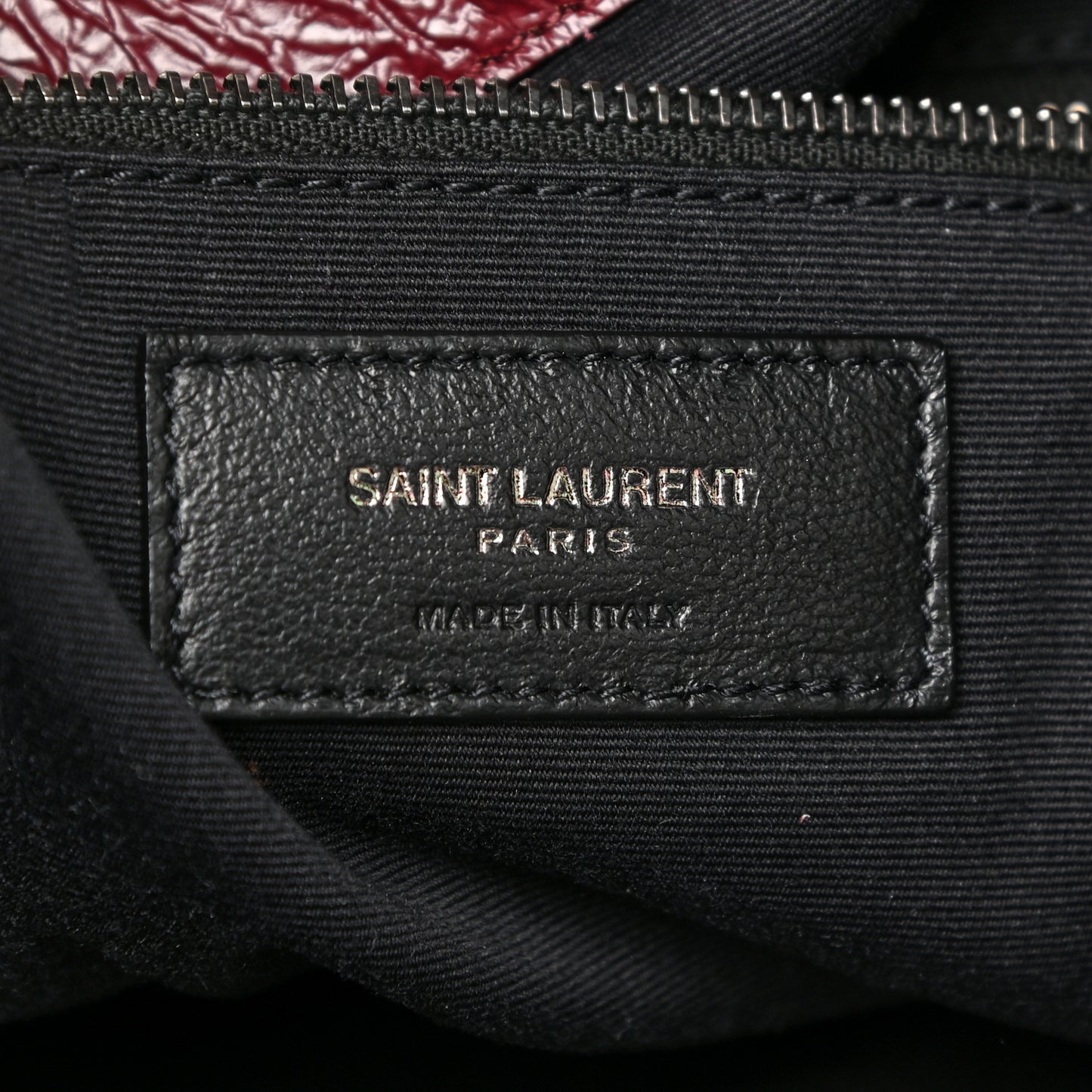 Crinkled Calfskin Matelasse Monogram Niki Shoulder Bag Rouge Legion