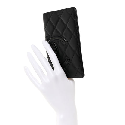 Chanel Calfskin Quilted Small Cambon Agenda Planner Black 2 of 8