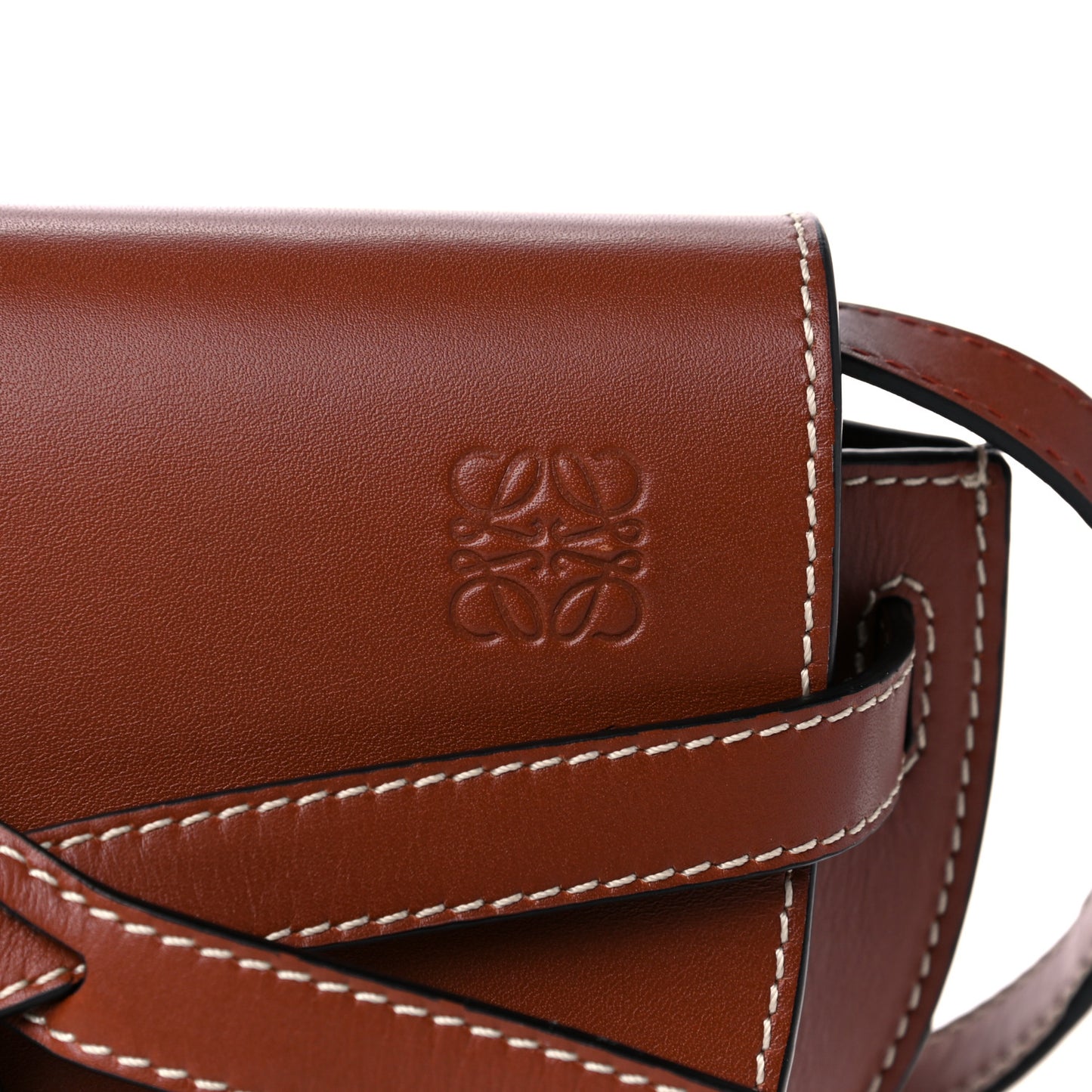 Calfskin Mini Gate Belt Bag Brick