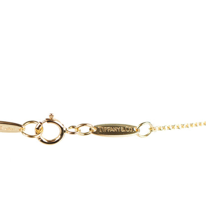 Tiffany 18K Yellow Gold 16mm Elsa Peretti Open Heart Pendant Necklace 4 of 7