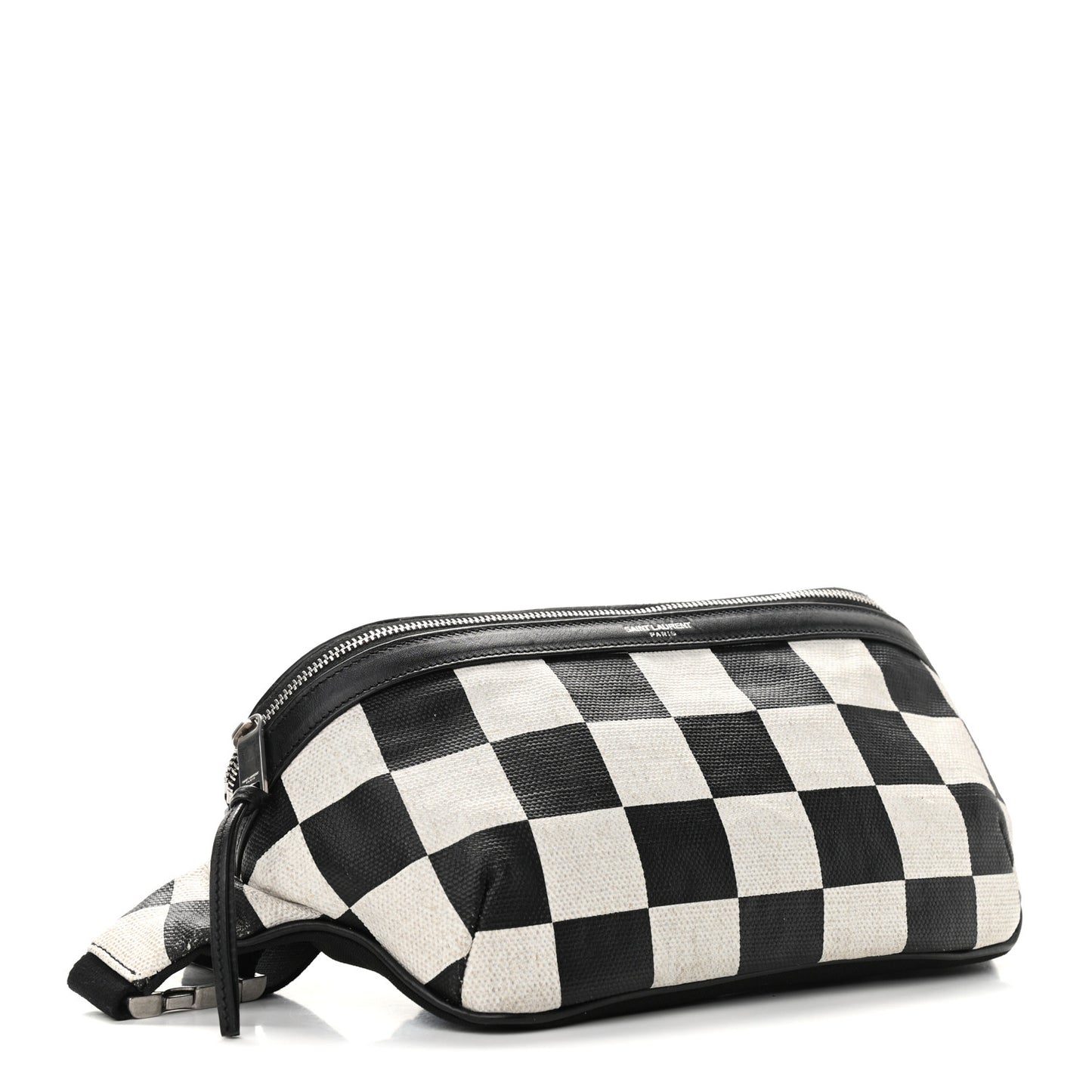 Canvas Classic Belt Bag Black White