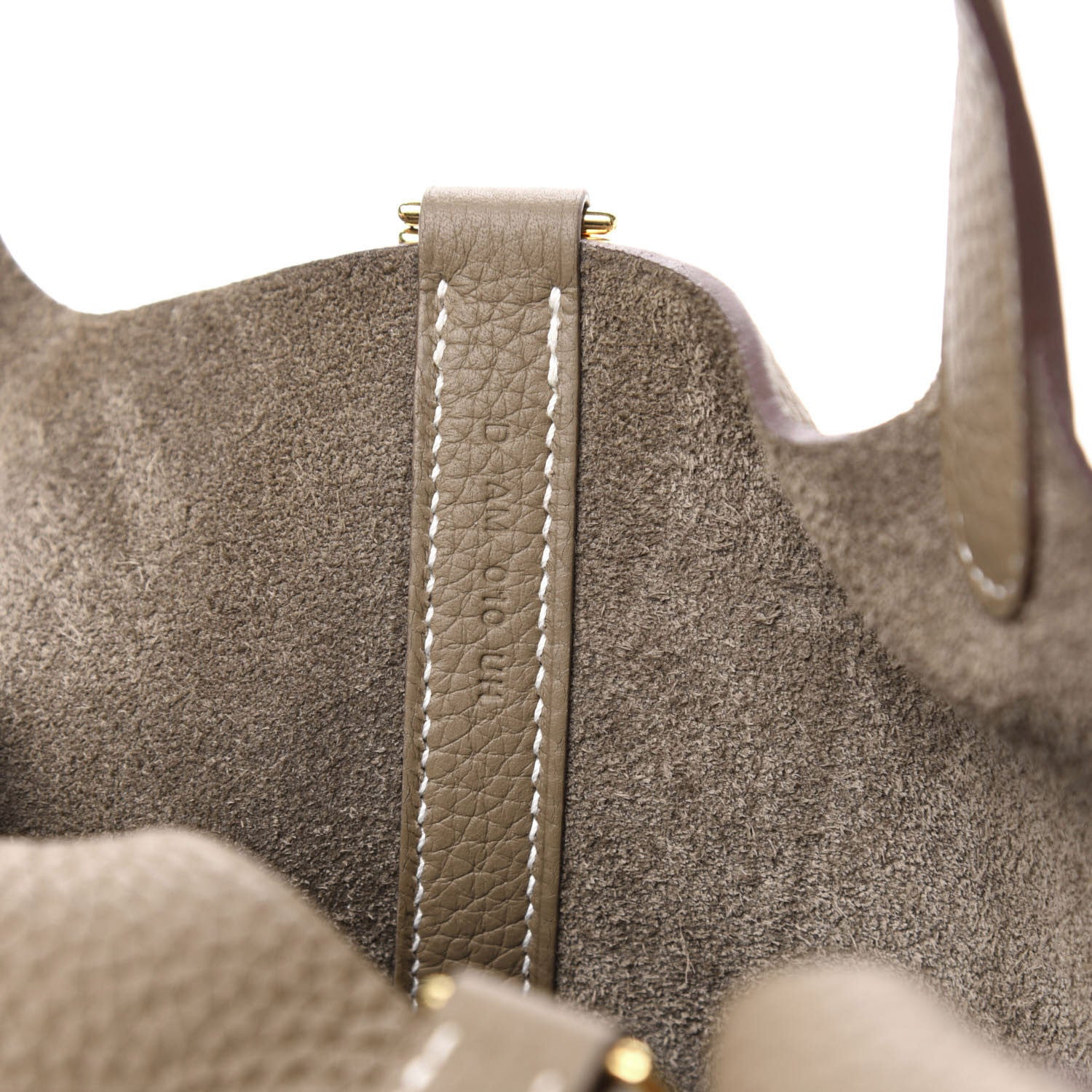 Hermes Taurillon Clemence Picotin Lock 18 PM Etoupe 8 of 11