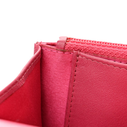 Chanel Patent Camellia Embossed Wallet on Chain WOC Rose 17 of 24