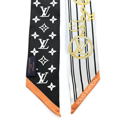 Louis Vuitton Silk Monogram My Neverfull BB Bandeau Black 2 of 4