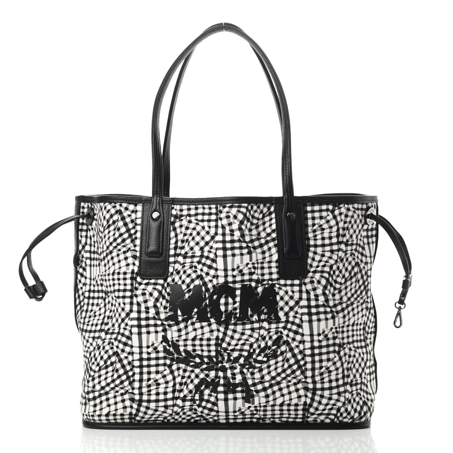 Visetos Medium Liz Reversible Shopper Tote Black
