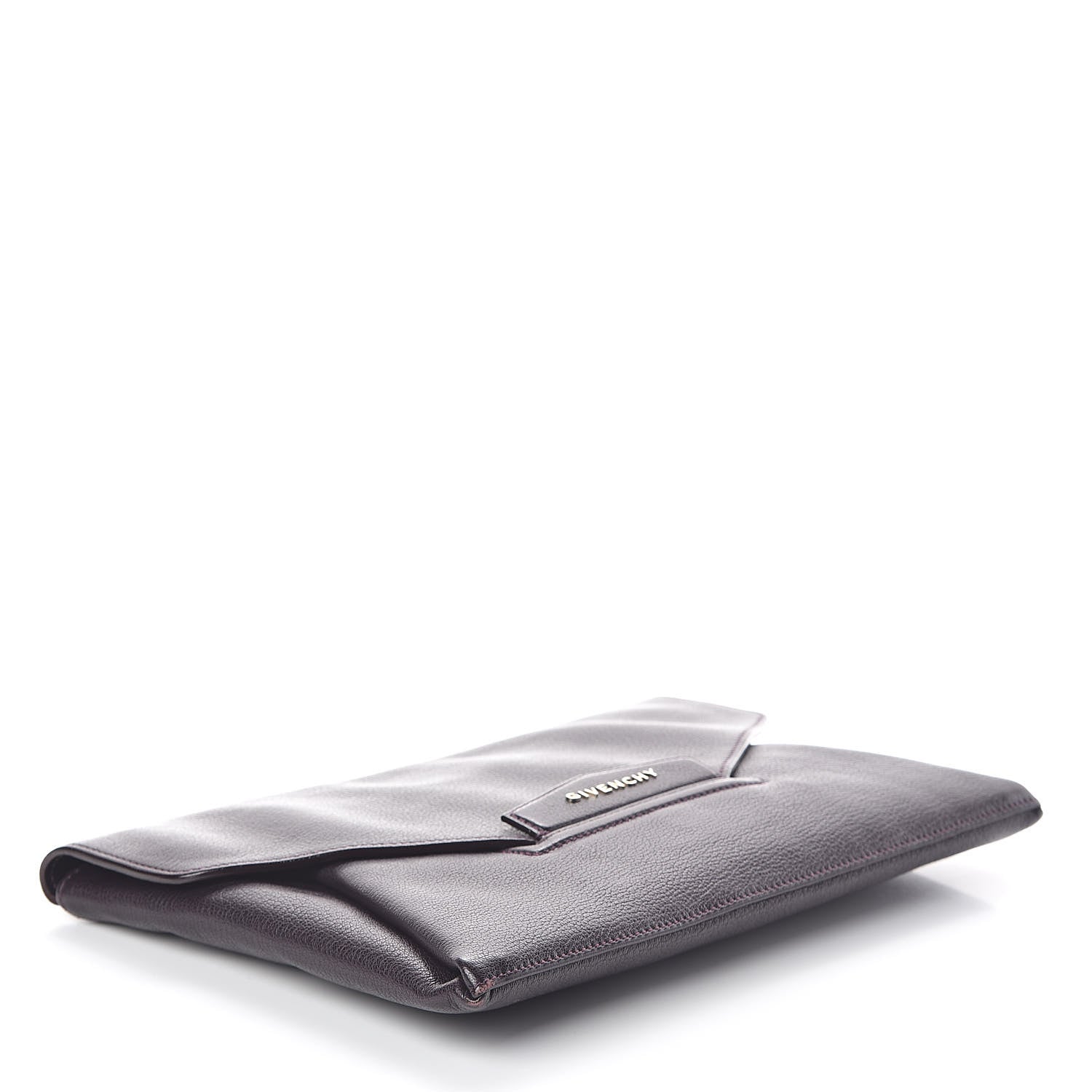 Givenchy Sugar Goatskin Medium Antigona Envelope Clutch Aubergine 4 of 9