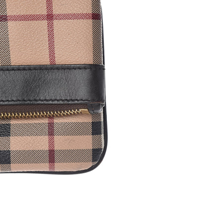 Burberry Haymarket Check Adeline Foldover Clutch Brown 10 of 10