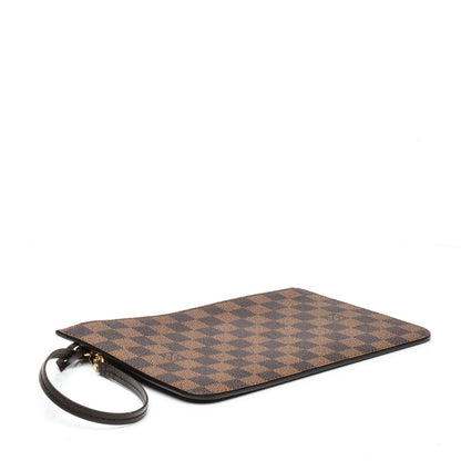 Louis Vuitton Damier Ebene Neverfull MM GM Pochette 4 of 6