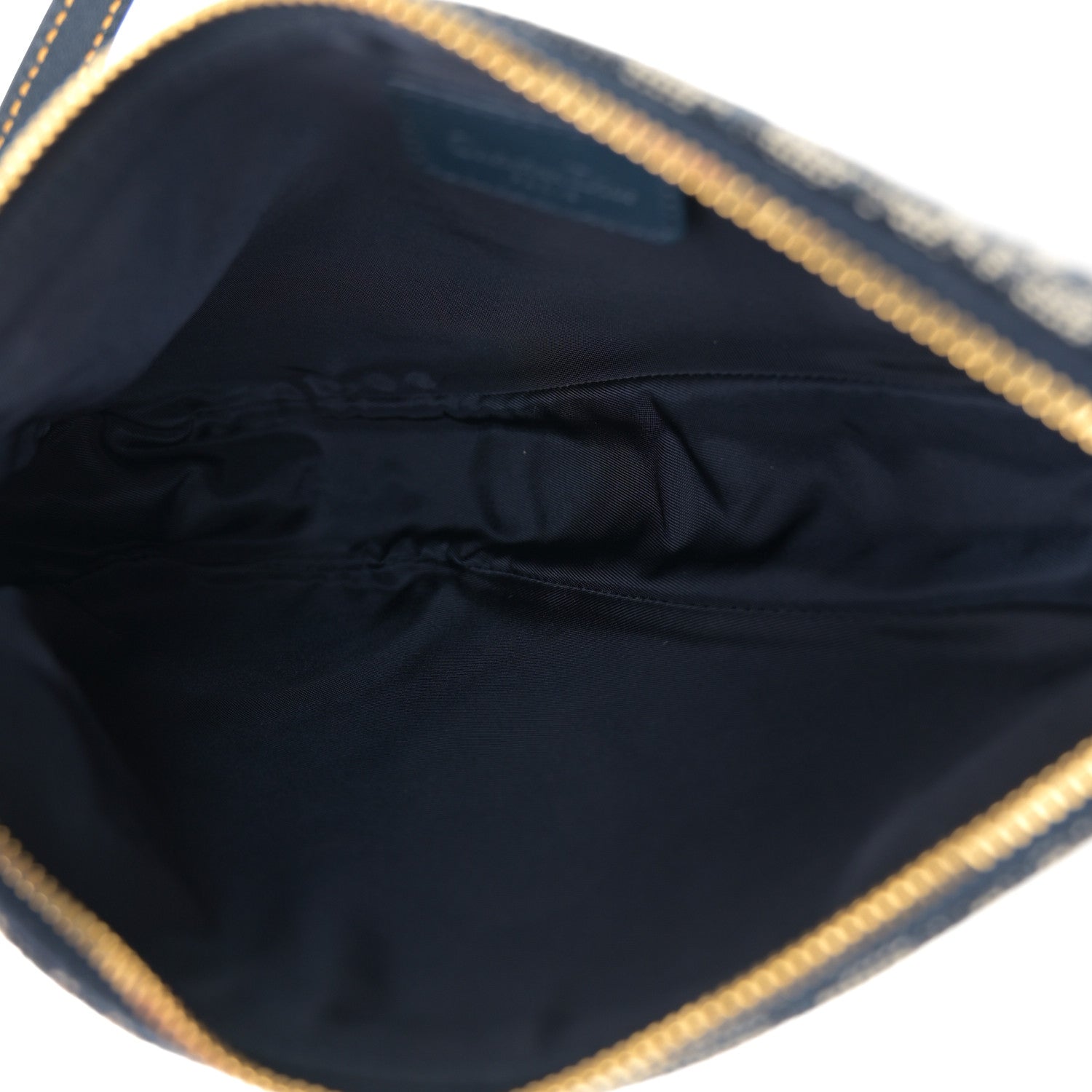 Christian Dior Monogram Mini Saddle Pochette Blue 5 of 11