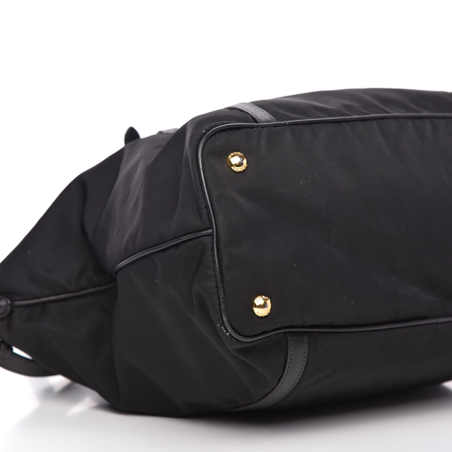 Tessuto Nylon Saffiano Tote Black