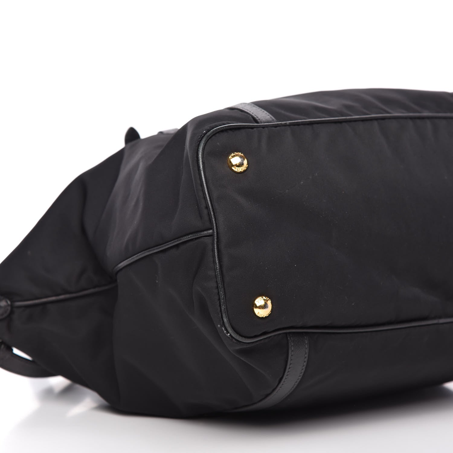 Prada Tessuto Nylon Saffiano Tote Black 6 of 10