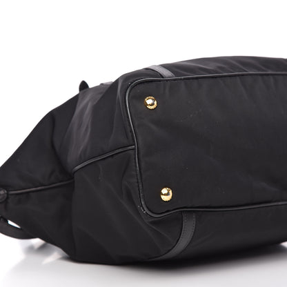 Prada Tessuto Nylon Saffiano Tote Black 6 of 10