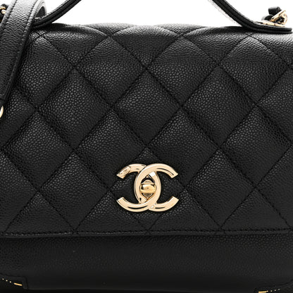 Chanel Caviar Quilted Medium Business Affinity Flap Black 8 of 10