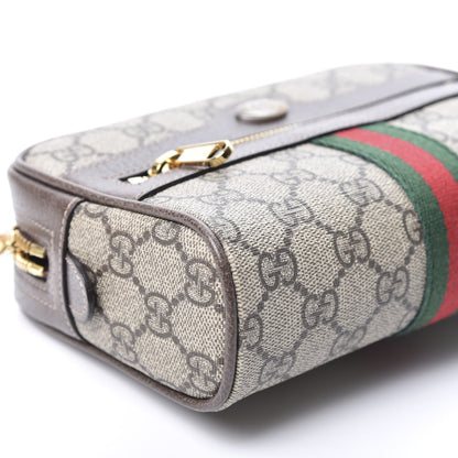 Gucci GG Supreme Monogram Web Small Ophidia Belt Bag 85 34 Dark Brown 6 of 11